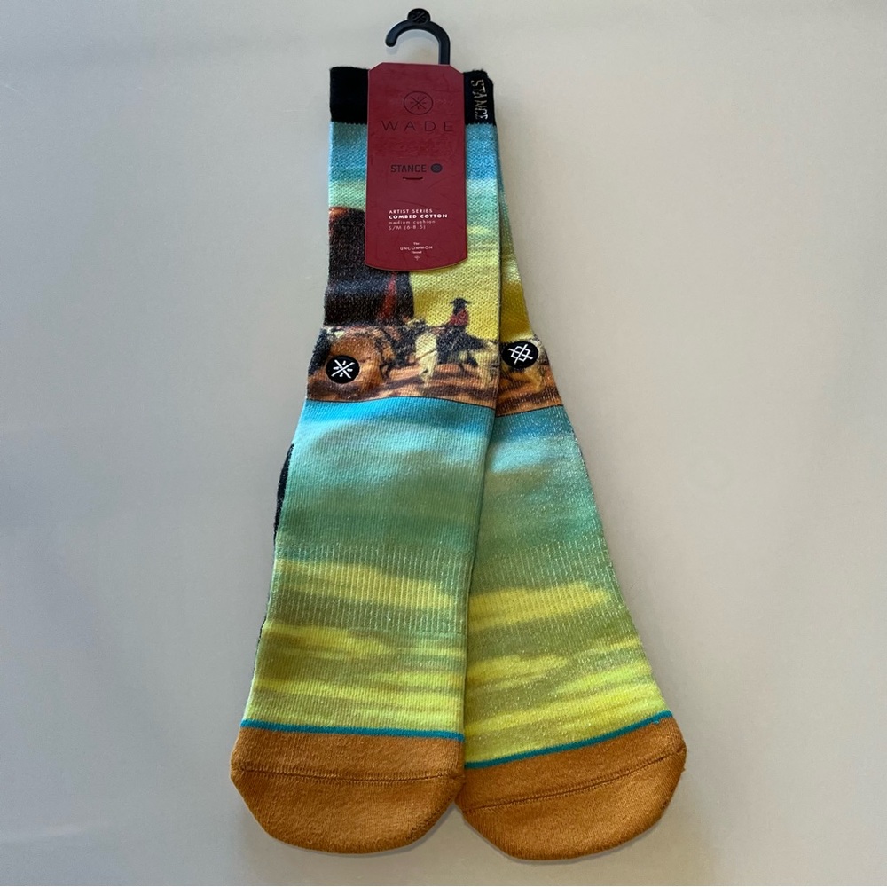 ‼️PRICE DROP‼️ 🎉HOST PICK 7/31🎉 NWT Stance Artist Series Wade x Yuma socks.